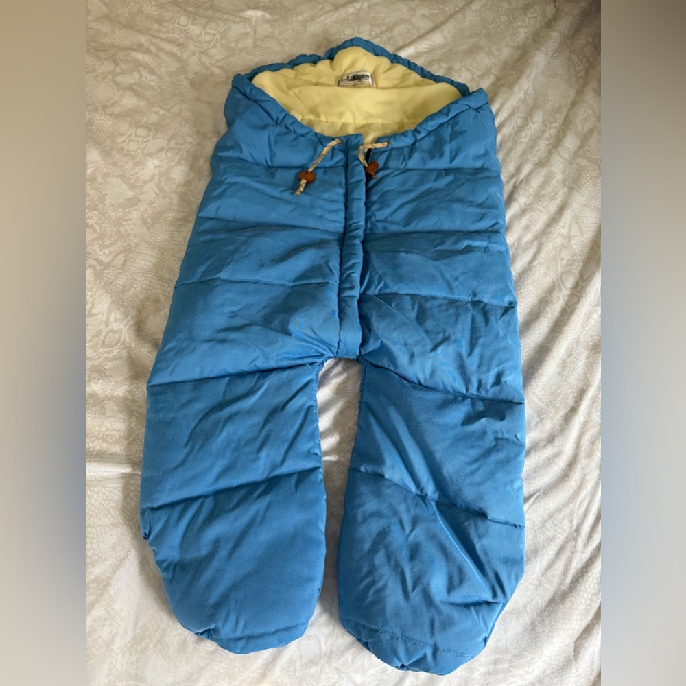 Vintage L.L Bean Winter Snow Outdoor baby bag